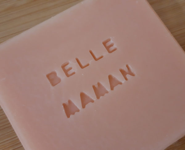 Savon personnalisé rose Belle Maman